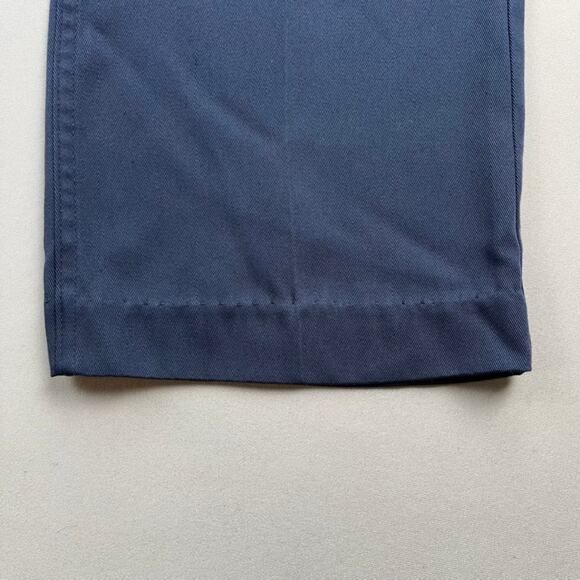 Vintage Levis Sta-Prest Pants Mens 42 Navy Blue Chino Straight Leg Slacks 80s - Picture 7 of 16